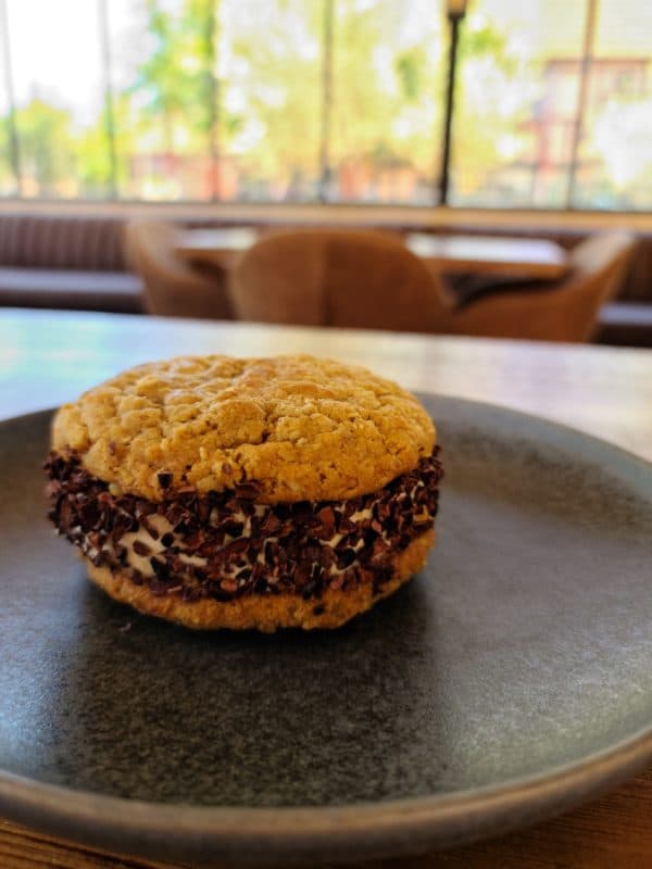 Peanut Butter Oatmeal Ice Cream Sandwich