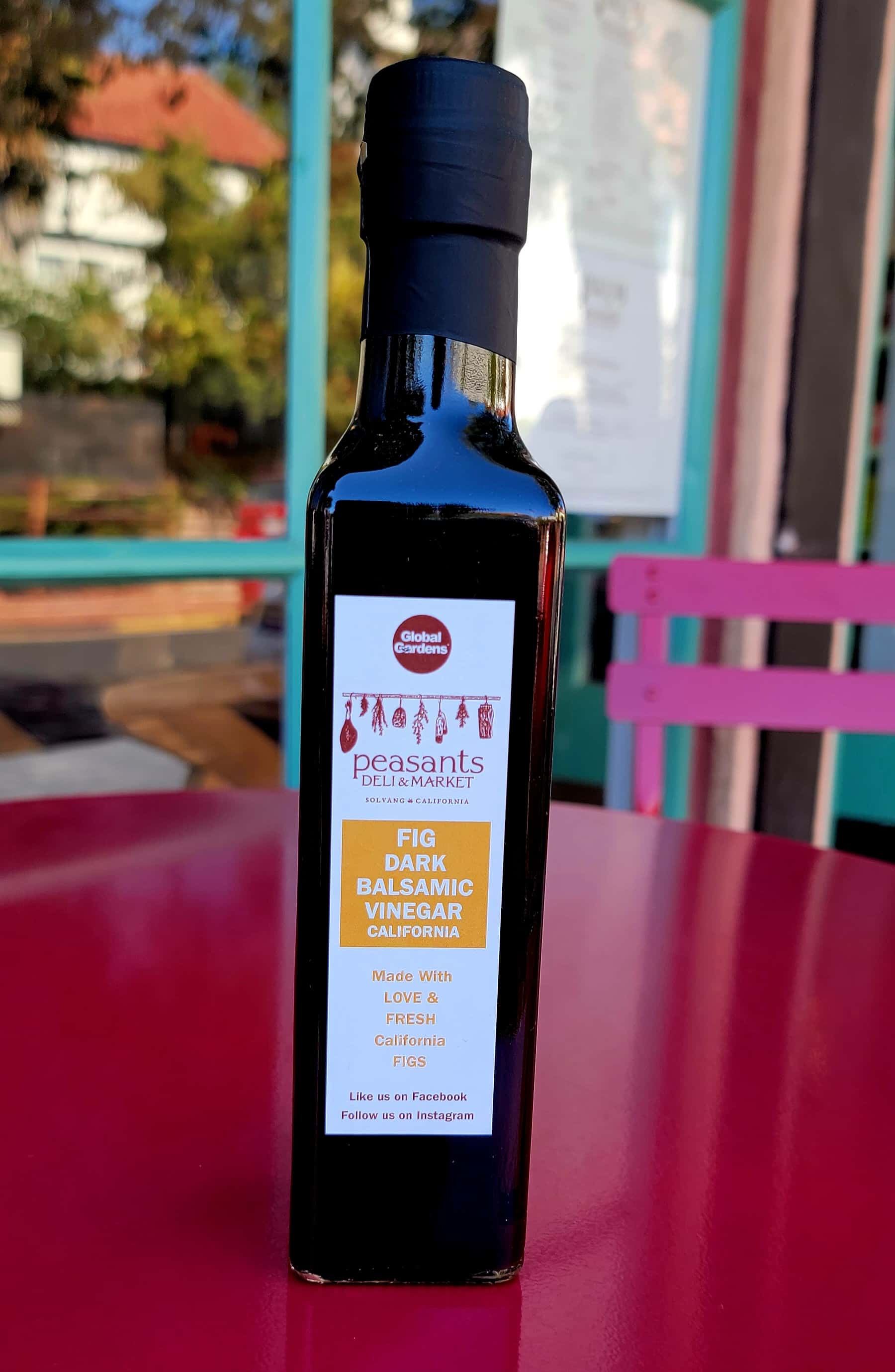 Local Fig Dark Balsamic Vinegar peasants FEAST